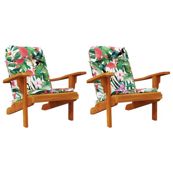 Adirondack-Auflagen 2 Stk. Mehrfarbig Oxford-Gewebe