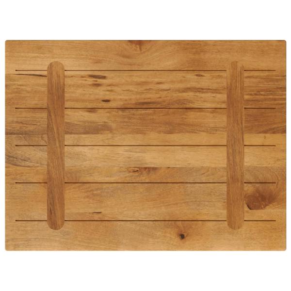 Tischplatte 90x70x3,8 cm Rechteckig Massivholz Mango