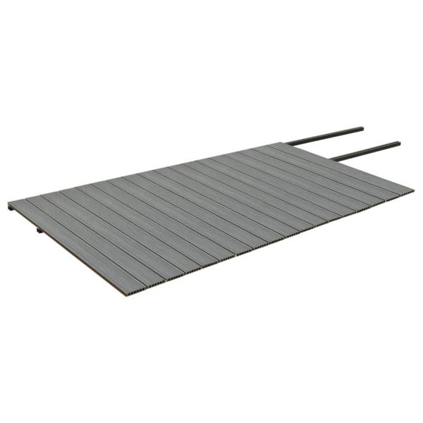 WPC Terrassendielen mit Zubehör Braun und Grau 36 m² 2,2 m
