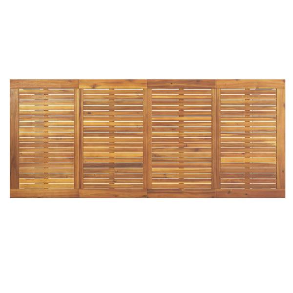 9-teiliges Gartendienst-Set aus solidem Akazienholz und Metall