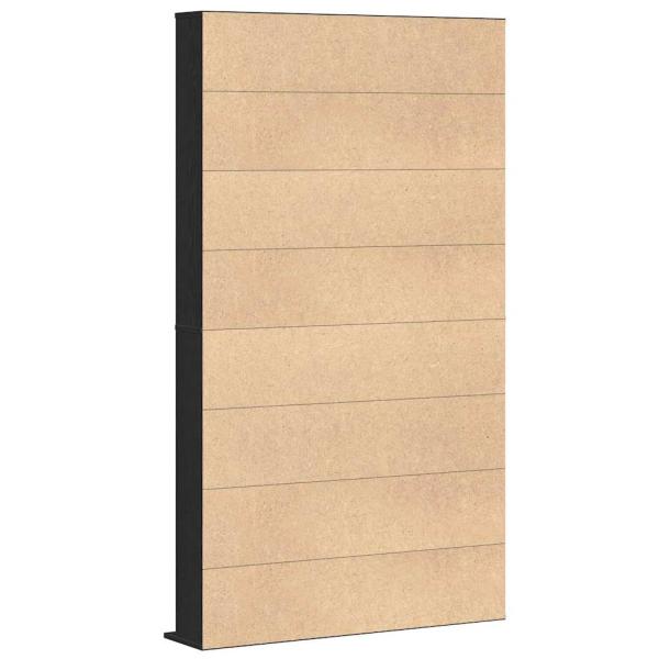 CD-Regal Schwarz Eiche 101x23x177,5 cm Holzwerkstoff