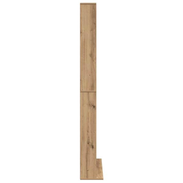 CD-Schrank in Artisan Eiche - 101x23x177.5 cm aus Holzwerkstoff