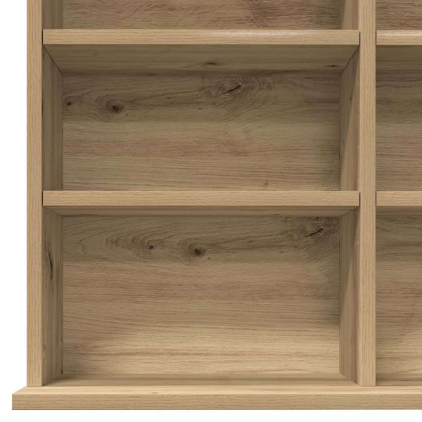 CD-Schrank in Artisan Eiche - 101x23x177.5 cm aus Holzwerkstoff