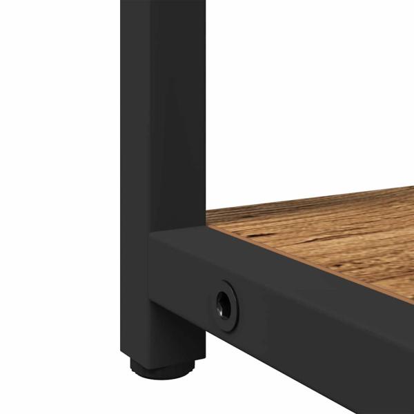 Badezimmerwaschtisch mit integriertem Becken Altholz Spanplatte