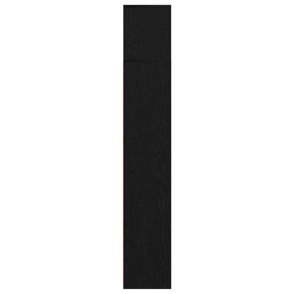 Bücherregale 3 Stück Schwarz Eiche 36x30x143 cm Holzwerkstoff