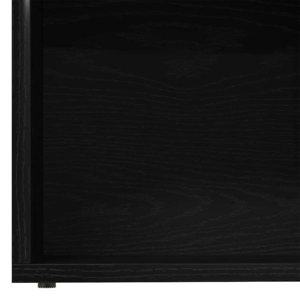 Bücherregale 3 Stück Schwarz Eiche 36x30x143 cm Holzwerkstoff