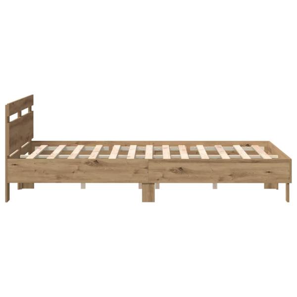 Eichenbettgestell Artisan Eiche Holzwerkstoff 140 x 200 cm