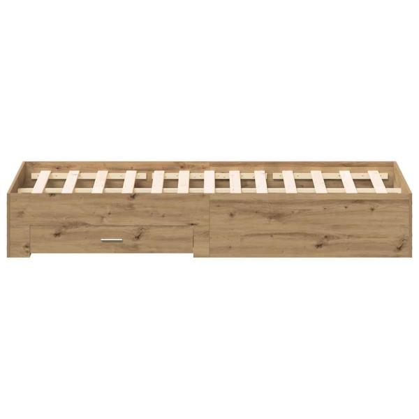 Bett mit Schubladen Artisan Eiche 180x200 cm Holzwerkstoff