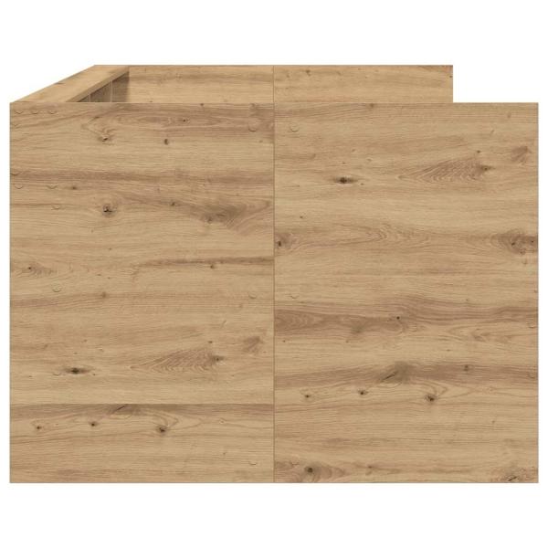 Tagesbett in Artisan Eiche Artisan Eiche Holzwerkstoff 100 x 200 cm