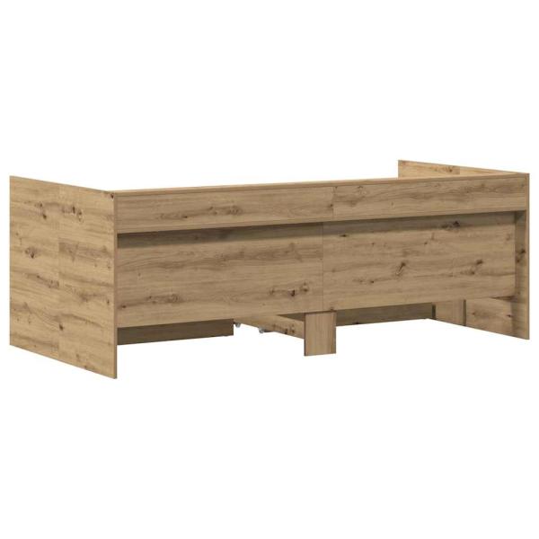 Tagesbett in Artisan Eiche Artisan Eiche Holzwerkstoff 100 x 200 cm