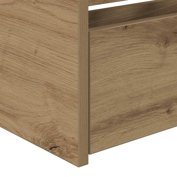 Tagesbett in Artisan Eiche Artisan Eiche Holzwerkstoff 100 x 200 cm
