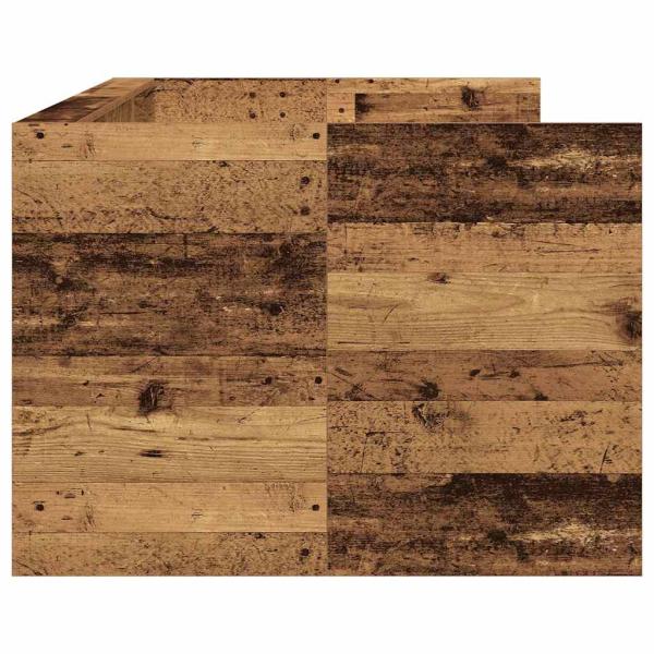 Tagesbett mit Schubladen Alte Holzoptik Holzwerkstoff 90 x 190 cm