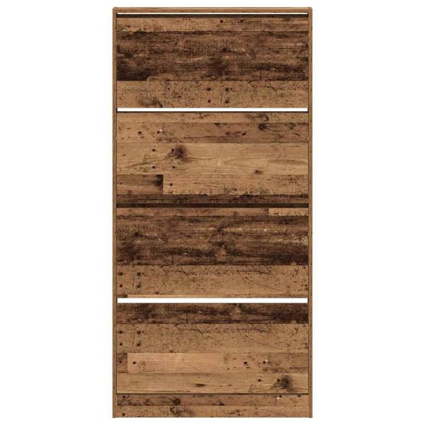 Schuhschrank Altes Holz Holzwerkstoff 80 x 21 x 163,5 cm
