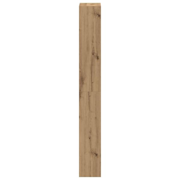 Schuhschrank Handwerkliche Eiche Holzwerkstoff 80 x 21 x 163.5 cm