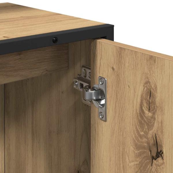 2-teiliges Badezimmermöbel Set Artisan Eiche engineered Wood