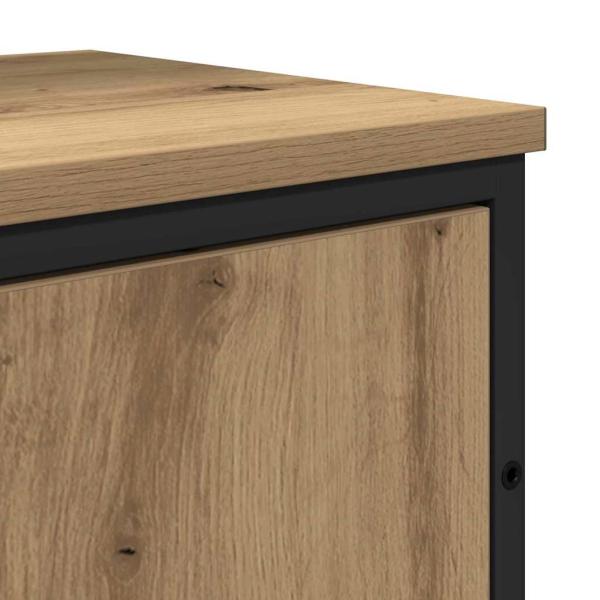 2-teiliges Badezimmermöbel Set Artisan Eiche engineered Wood