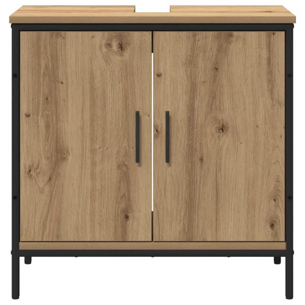 Badezimmermöbel-Set 2 stk. Braun 60 x 30 x 60 cm Holzwerkstoff