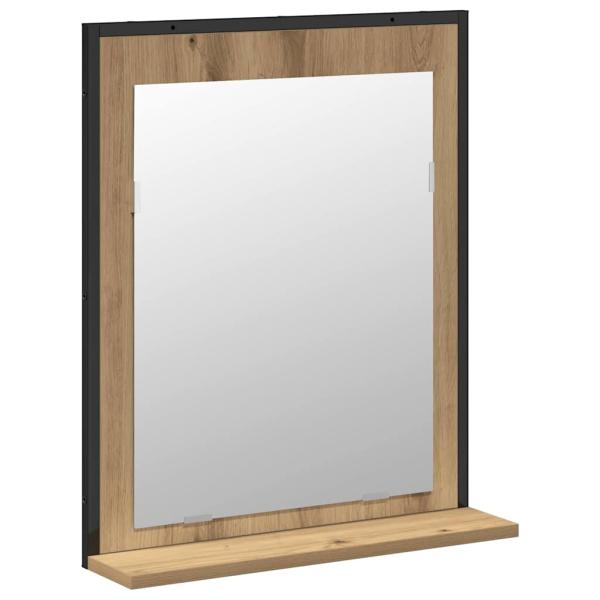 2-teiliges Badezimmer-Schranksystem aus Artisan Eichen-Engineered Wood