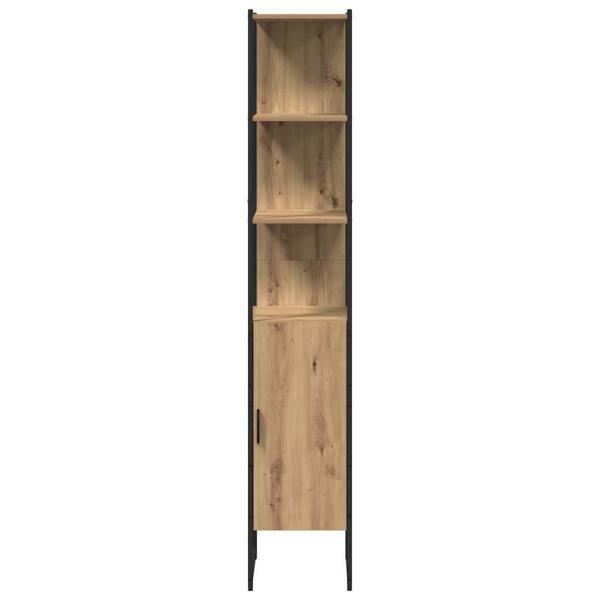 3-teiliges Schminktisch-Set in geräucherter Eiche, engineered Wood