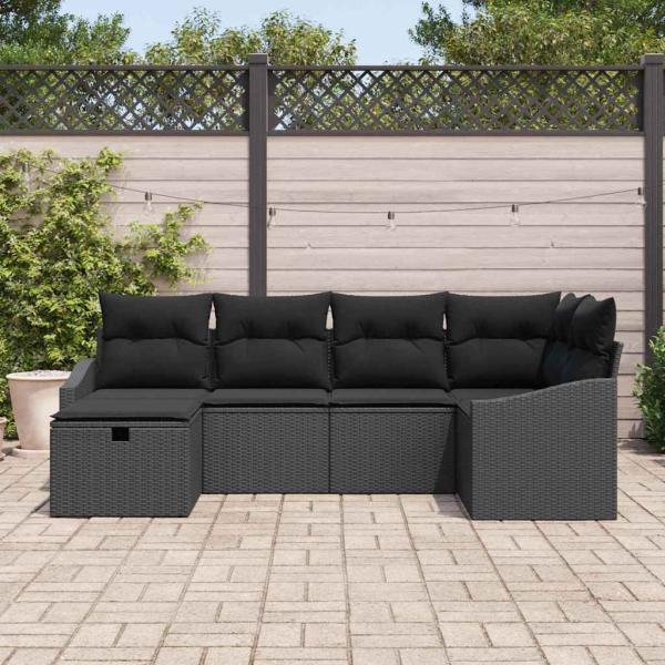 Sofa Set 7 Stk. Poly-Rattan