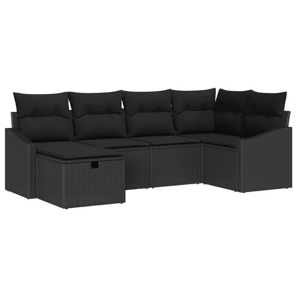 Sofa Set 7 Stk. Poly-Rattan