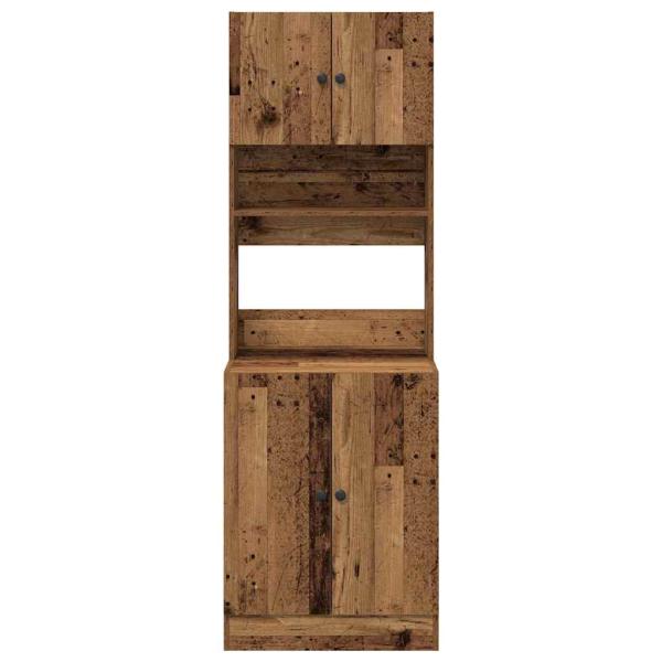 Küchenschrank Altes Holz 60x50x180 cm Holzwerkstoff