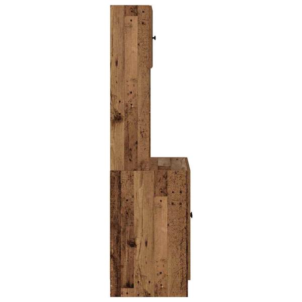 Küchenschrank Altes Holz 60x50x180 cm Holzwerkstoff