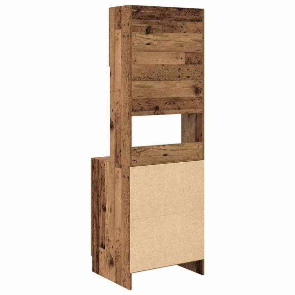 Küchenschrank Altes Holz 60x50x180 cm Holzwerkstoff