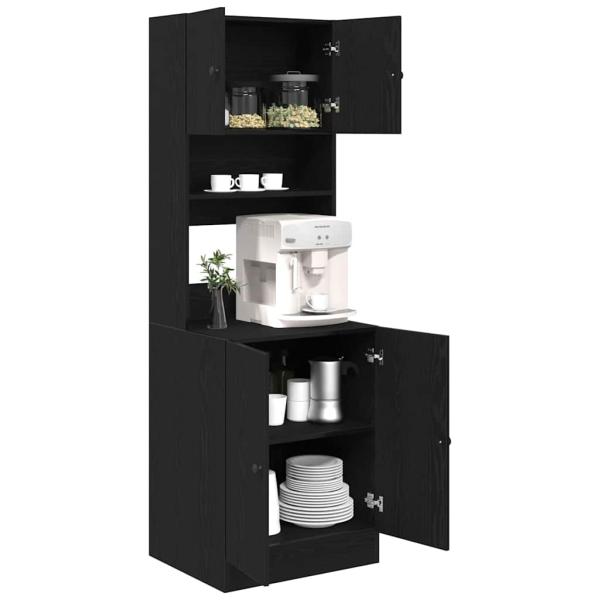 Küchenschrank Schwarze Eiche 60x50x180 cm Holzwerkstoff