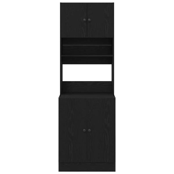 Küchenschrank Schwarze Eiche 60x50x180 cm Holzwerkstoff