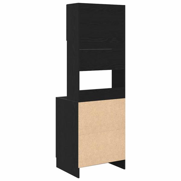 Küchenschrank Schwarze Eiche 60x50x180 cm Holzwerkstoff