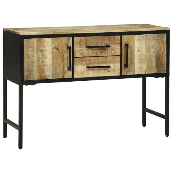 Sideboard 100x35x70 cm Raues Mangoholz