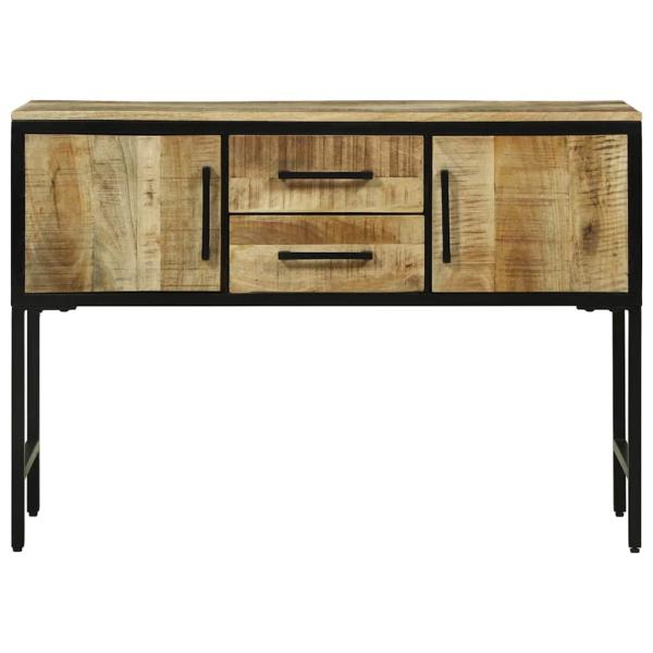 Sideboard 100x35x70 cm Raues Mangoholz