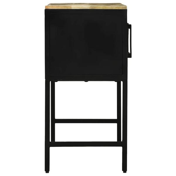 Sideboard 100x35x70 cm Raues Mangoholz