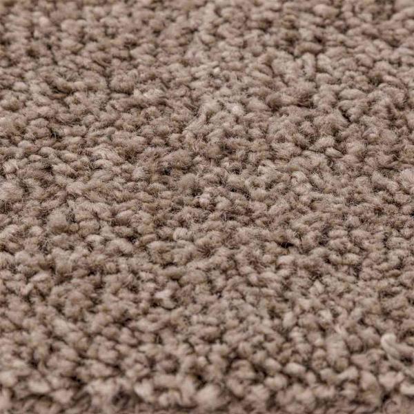 Shaggy Teppich Hochflor Braun 120x120 cm PP