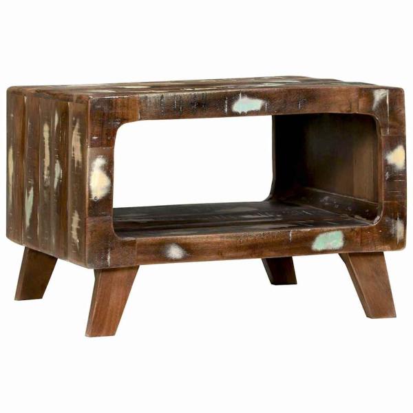 Couchtisch 50x50x35 cm aus massivem Altholz