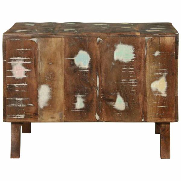 Couchtisch 50x50x35 cm aus massivem Altholz