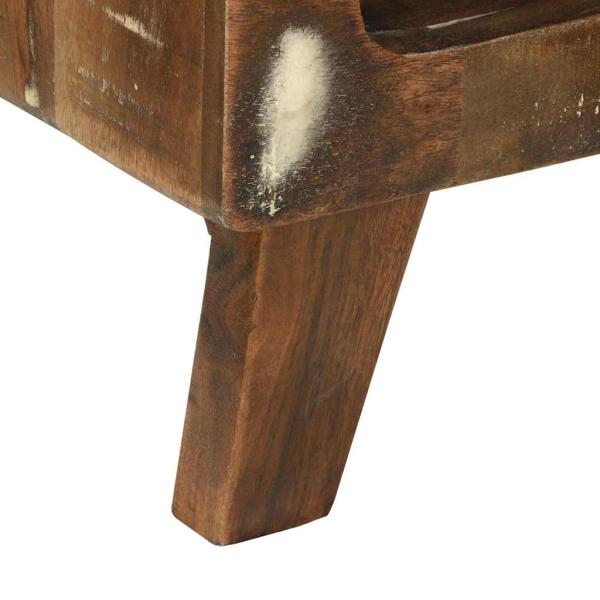 Couchtisch 50x50x35 cm aus massivem Altholz