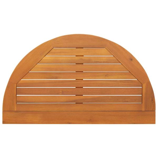 3-teiliges Klapp Bistro Set mit Kissen aus massivem Akazienholz