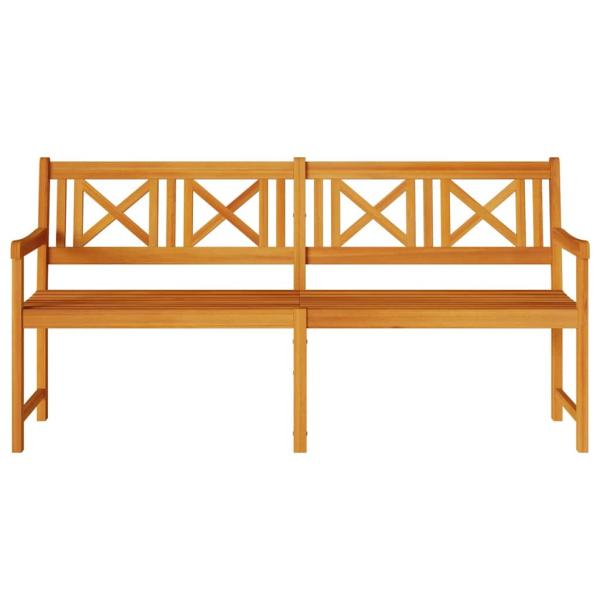 Gartenbank 180x56x90 cm Massivholz Akazie