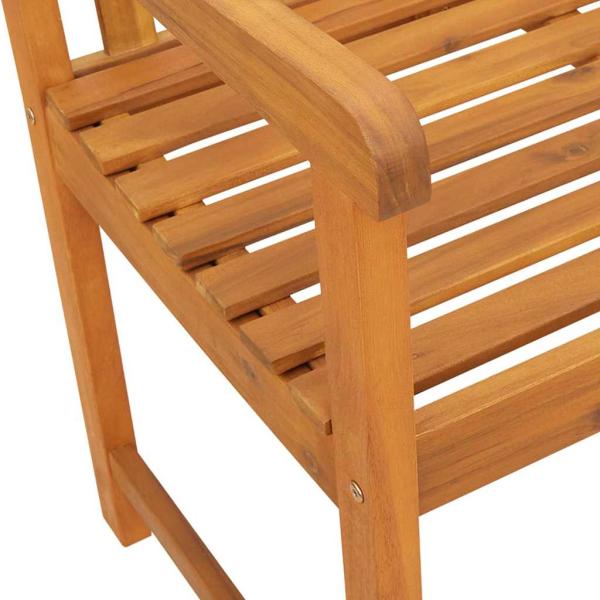 Gartenbank 180x56x90 cm Massivholz Akazie