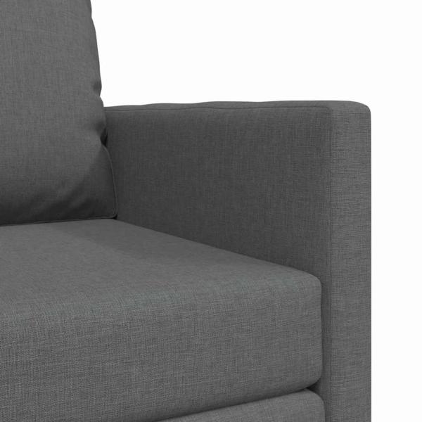 Boden Sofa Bett 2-in-1 Dunkelgrau 74x77x81 cm Stoff
