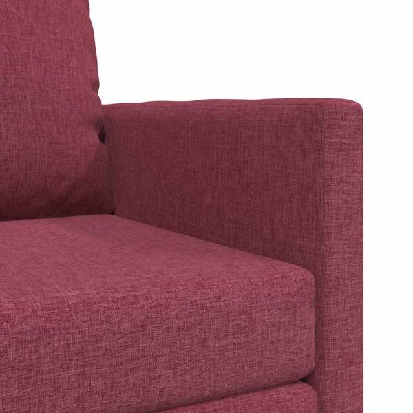 Boden Schlafsofa 2-in-1 Weinkelchrot 74x77x81 cm Stoff
