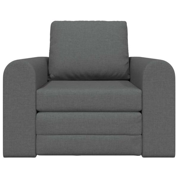 Boden Sofa Bett 2-in-1 Dunkelgrau 98x71x83 cm Stoff