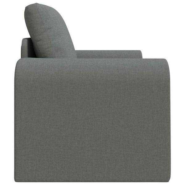 Boden Sofa Bett 2-in-1 Dunkelgrau 98x71x83 cm Stoff