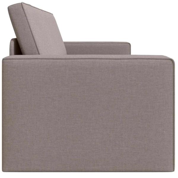 Boden Sofa Bett 2-in-1 Taupe 245x150x60.5 cm Stoff