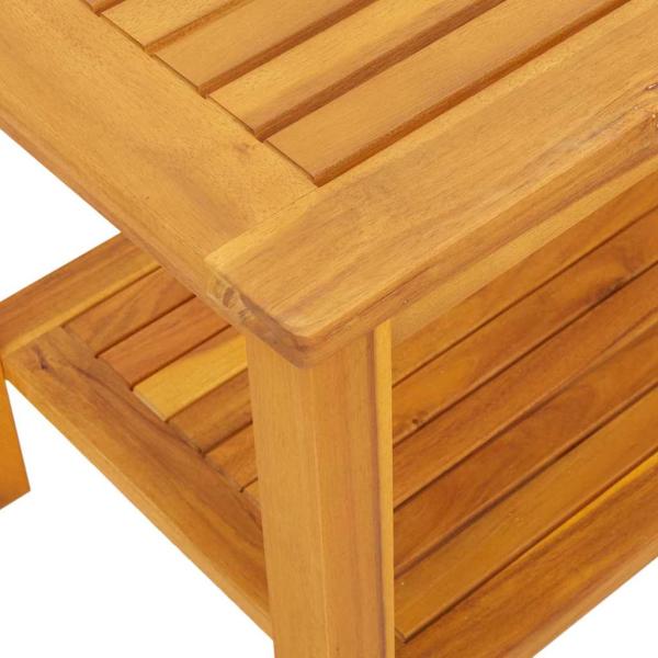 Couchtisch 90x50x45 cm Massives Akazienholz