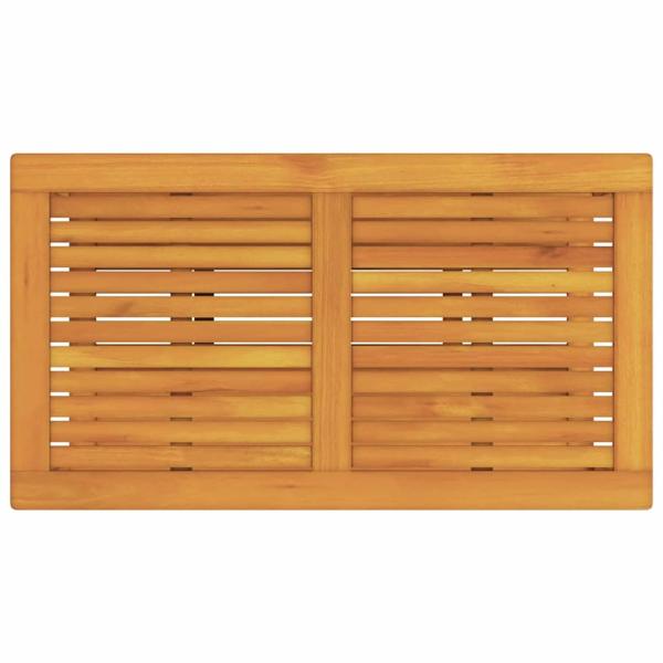 Couchtisch 110x55x45 cm Massivholz Akazie
