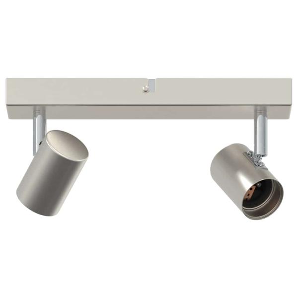 Deckenstrahler 2 Wege verstellbar gebürsteter Nickel E27