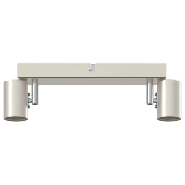 Deckenstrahler 2 Wege verstellbar gebürsteter Nickel E27